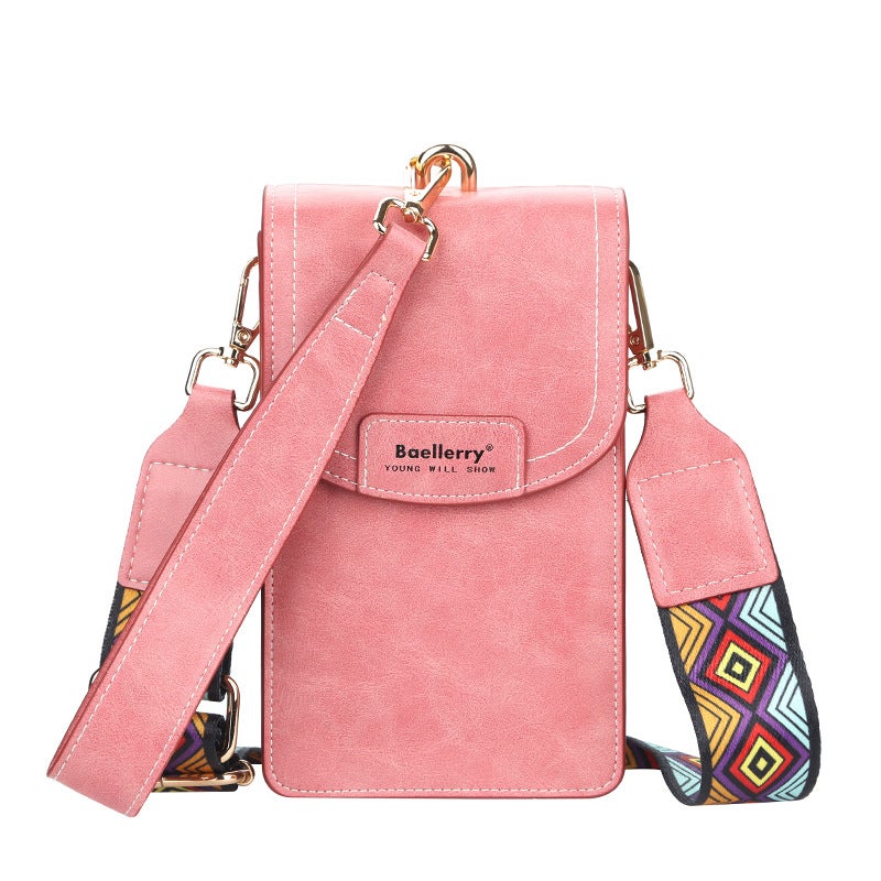 New Women'S Wallet Korean Style Fashionable All-Match Large Capacity Suction Buckle High-End Sense Simple Crossbody Phone Bag Women'S Bag - Image 1