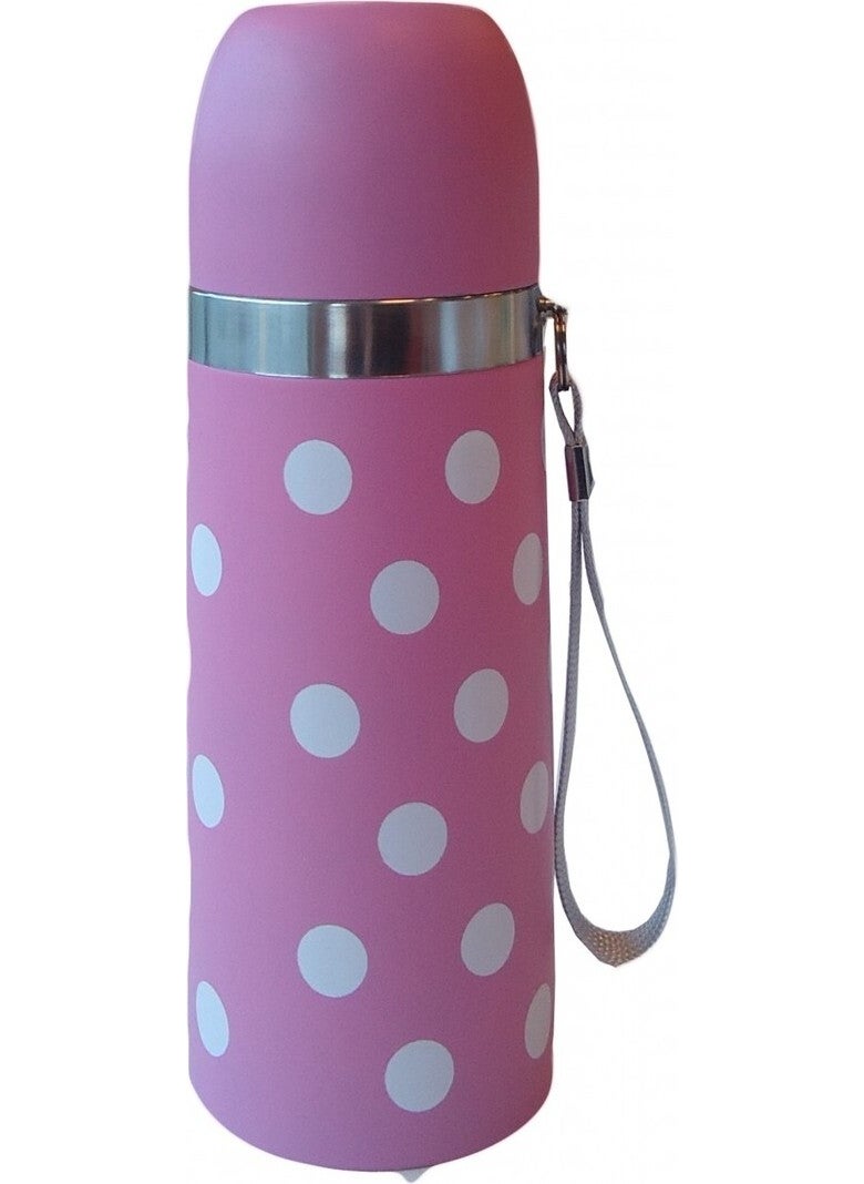 Sema Baby Polka Dot Baby Thermos 350 ml - Pink  - Image 1
