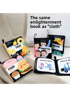 Generic Baby Early Education Cloth Book Children's Enlightenment Early Education Educational Toys Baby Can't Tear Bite Cognitive Cloth Book-Color:Digital ]  - Image 2