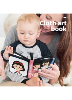 Generic Baby Early Education Cloth Book Children's Enlightenment Early Education Educational Toys Baby Can't Tear Bite Cognitive Cloth Book-Color:Digital ]  - Image 5