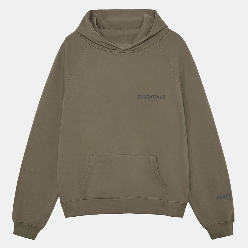 FEAROFGODESSENTIALS Double Line FOG Fashion Brand High Street Loose Autumn and Winter Hooded Long Sleeve Sweater for Men  - Image 2