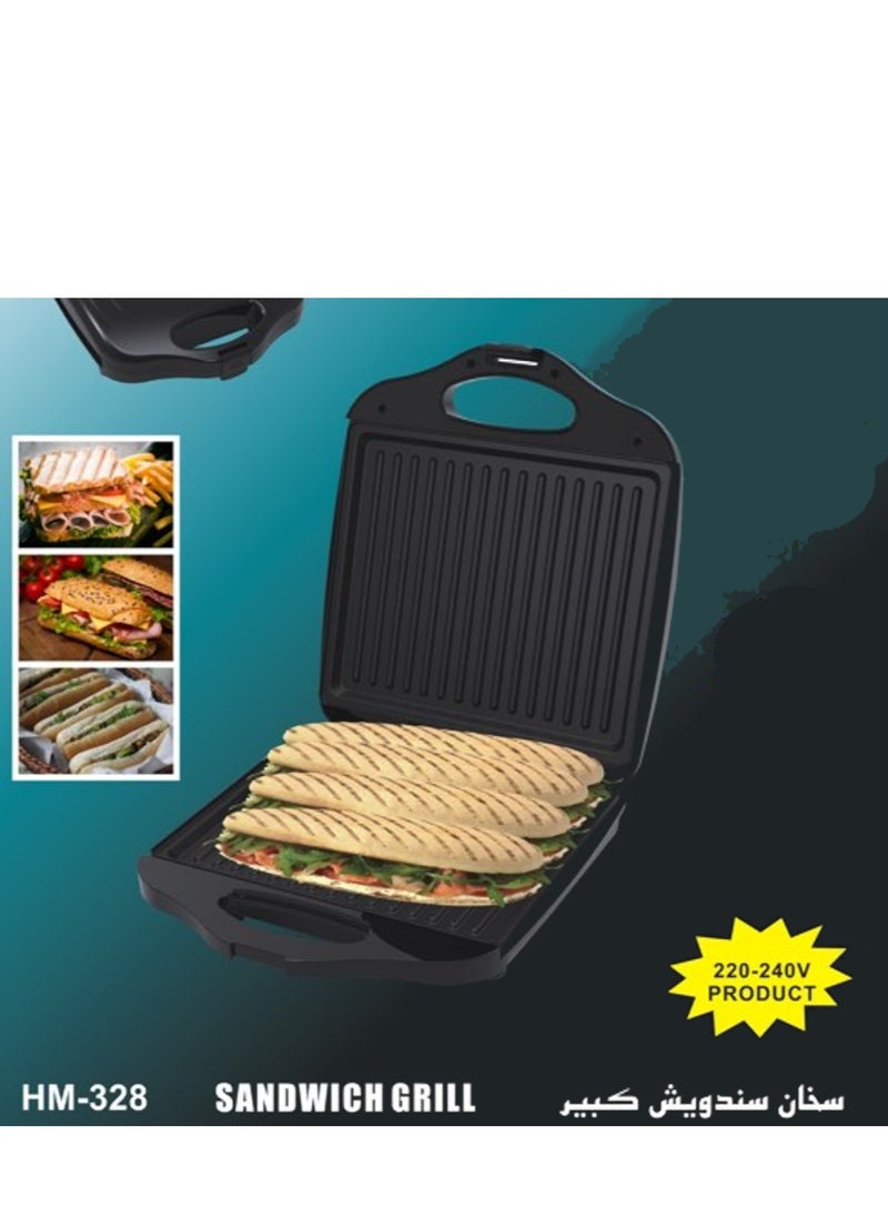 Home Master - Home Master Large Lined Sandwich Heater HM-328 - Image 1