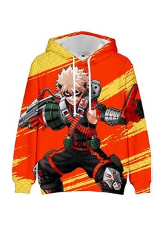 Generic MHA Hoodie, Anime Midoriya Izuku/All·Might 3D Print Pattern Pullover Hooded Sweatshirt MHA Anime Hoodies 