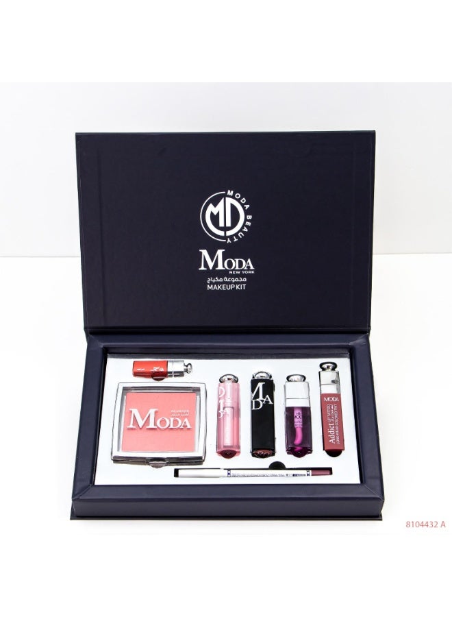  مودا بيوتي بوكس مكياج جديد ومميز – 7 قطع من الجمال الراقي - Image 1