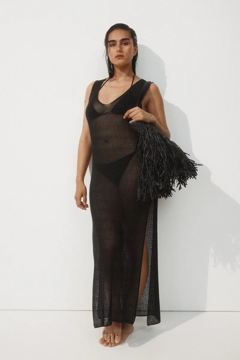 اتش اند ام فستان شاطئ بقصّة فضفاضة