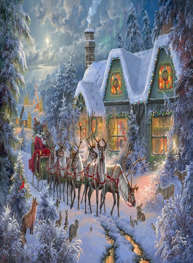 Ledgebay Paint by Numbers Kit for Adults: Christmas Magic Paint by Number Kit - Full Set of Acrylic Replacement Paints - Vacuum Sealed for Freshness - Exact Match for Unframed and Framed Kits - Image 3