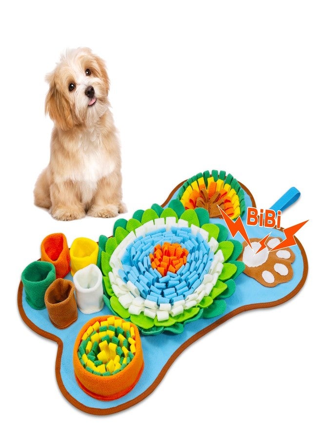 KeeKit Snuffle Mat for Dogs, 25x17 Inch Pet Interactive Slow Feeder for Puppies, Dog Treat Puzzle for Training, Stress Relief & Foraging Skills, Enrichment Feeding Activity - Image 1