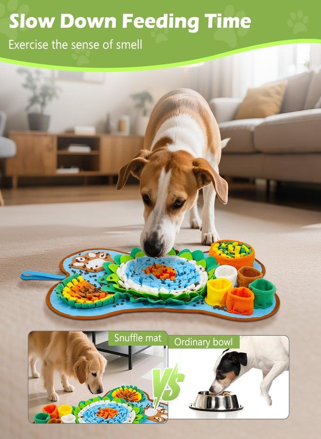KeeKit Snuffle Mat for Dogs, 25x17 Inch Pet Interactive Slow Feeder for Puppies, Dog Treat Puzzle for Training, Stress Relief & Foraging Skills, Enrichment Feeding Activity - Image 3