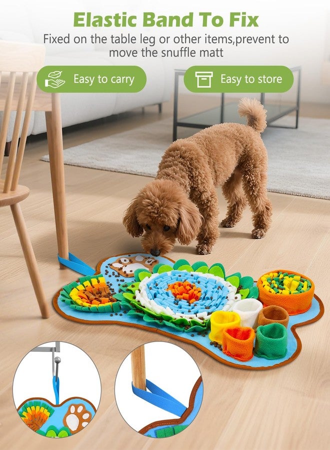 KeeKit Snuffle Mat for Dogs, 25x17 Inch Pet Interactive Slow Feeder for Puppies, Dog Treat Puzzle for Training, Stress Relief & Foraging Skills, Enrichment Feeding Activity - Image 5
