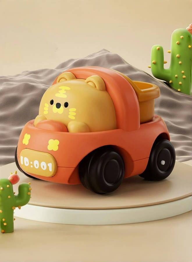 Portable Inertia Car Toy for Boy Girl Cartoon Engineering Vehicle Plaything Lightweight and Compact Design for Fun and Birthday Parties for Boys and Girls  - Image 3