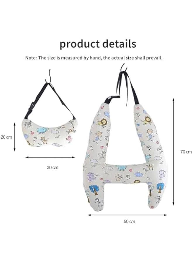 HOOKOR H-Shape Car Seat Pillow for Kids,Kids Car Pillows for Sleeping,Child Car Sleeping Head Support, Travel Neck Rest Car Seat Pillow for Improve Body and Head Comfort - Image 2