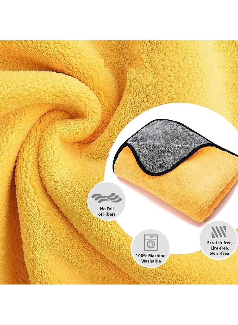 FAJ Premium Quality Microfiber Cleaning Towel 1 Pcs 40x40cm 800GSM Ultra-Absorbent Washing Towel 800G160 - Image 5