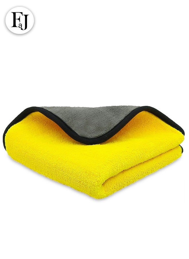 FAJ Premium Quality Microfiber Cleaning Towel 1 Pcs 40x40cm 800GSM Ultra-Absorbent Washing Towel 800G160 - Image 1