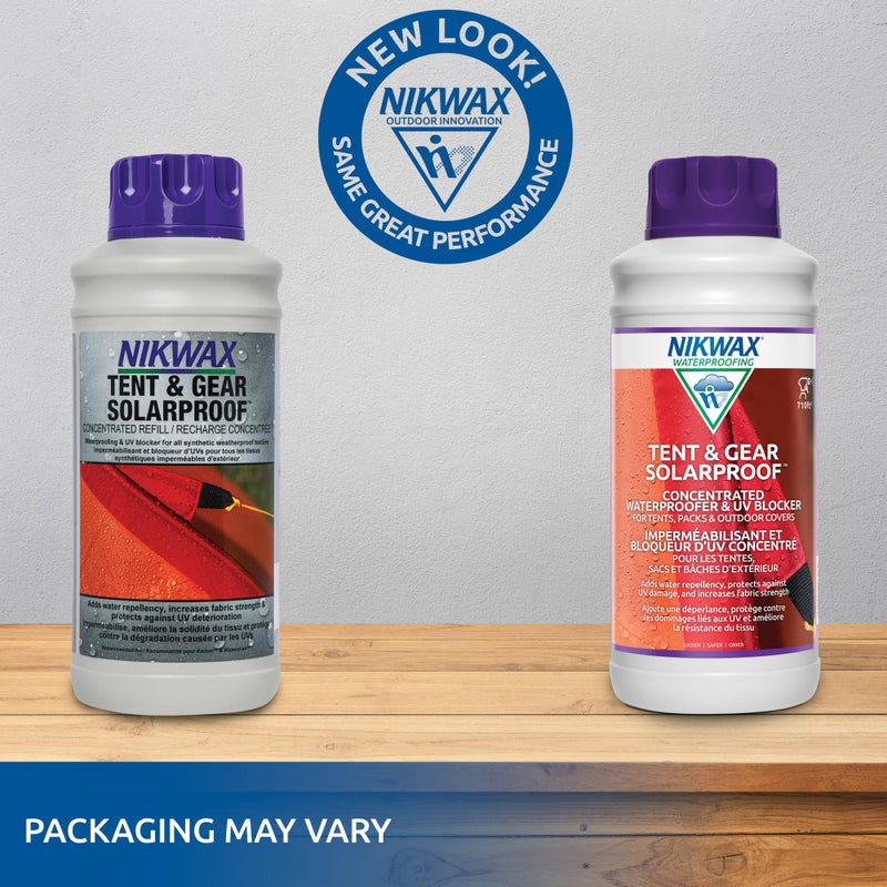 Nikwax Tent & Gear, Tent & Gear Solarproof, 1000ml Concentrate, Waterproofing and UV Protector, Rain Protector, Restores DWR Water Repellency on Outdoor Fabric, Rain Fly, Canvas, Covers, Backpacks - Image 2