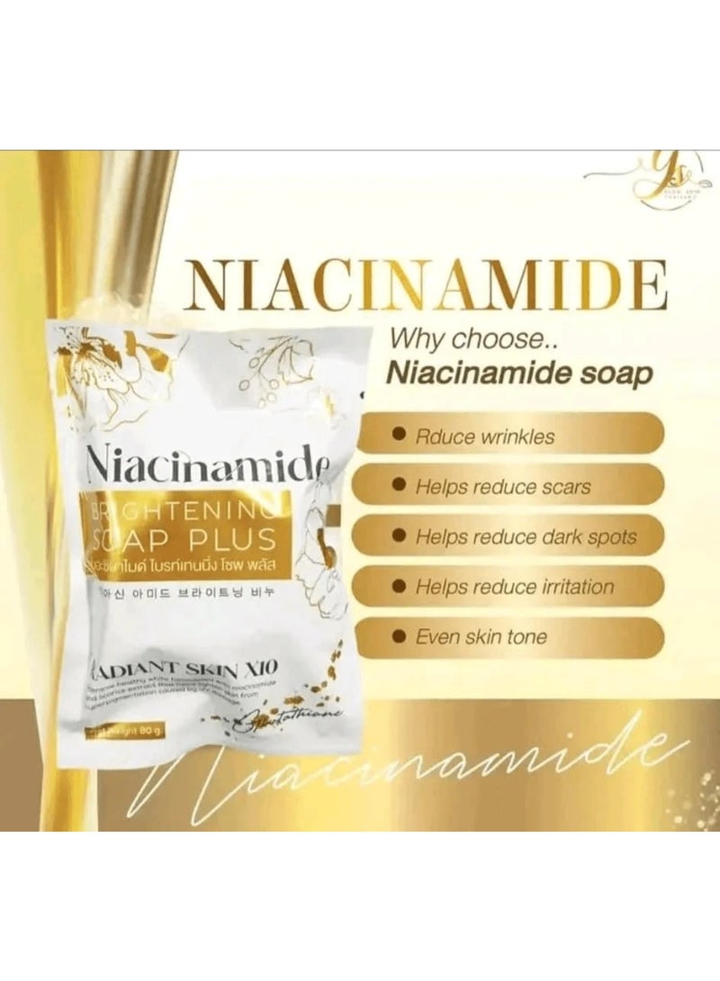 جي أس صابون نياسيناميد لتفتيح البشرة وإزالة التصبغات الناتجة عن أضرار أشعة الشمس فوق البنفسجية . - Image 4