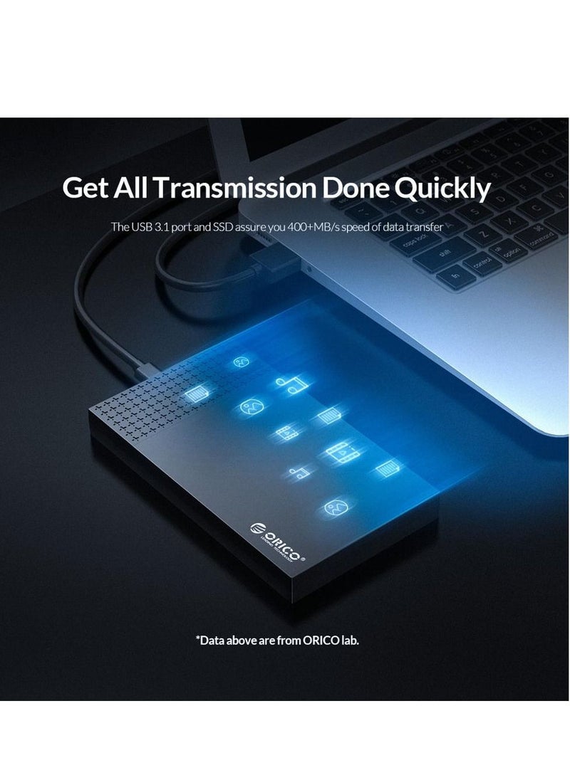 Orico ORICO Type-C Portable External Hard Drive Case  6Gbps Speed Support UASP  - Image 5