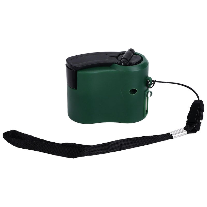 Green Hand Crank USB Portable Emergency Charger Generator For Outdoor Camping Hiking - Image 4