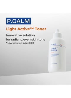 P.CALM Light Active Toner 6.7 Fl.Oz Vegan Hyperpigmentation Dark Spot Correction Facial Toner For Sensitive Skin Korean Skincare  - Image 2