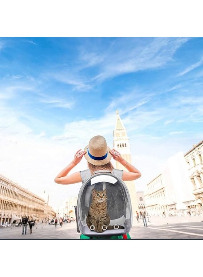 Breathable backpack with double shoulder straps for carrying pets, cats- and dogs for outings and travel- pet supplies - Image 3