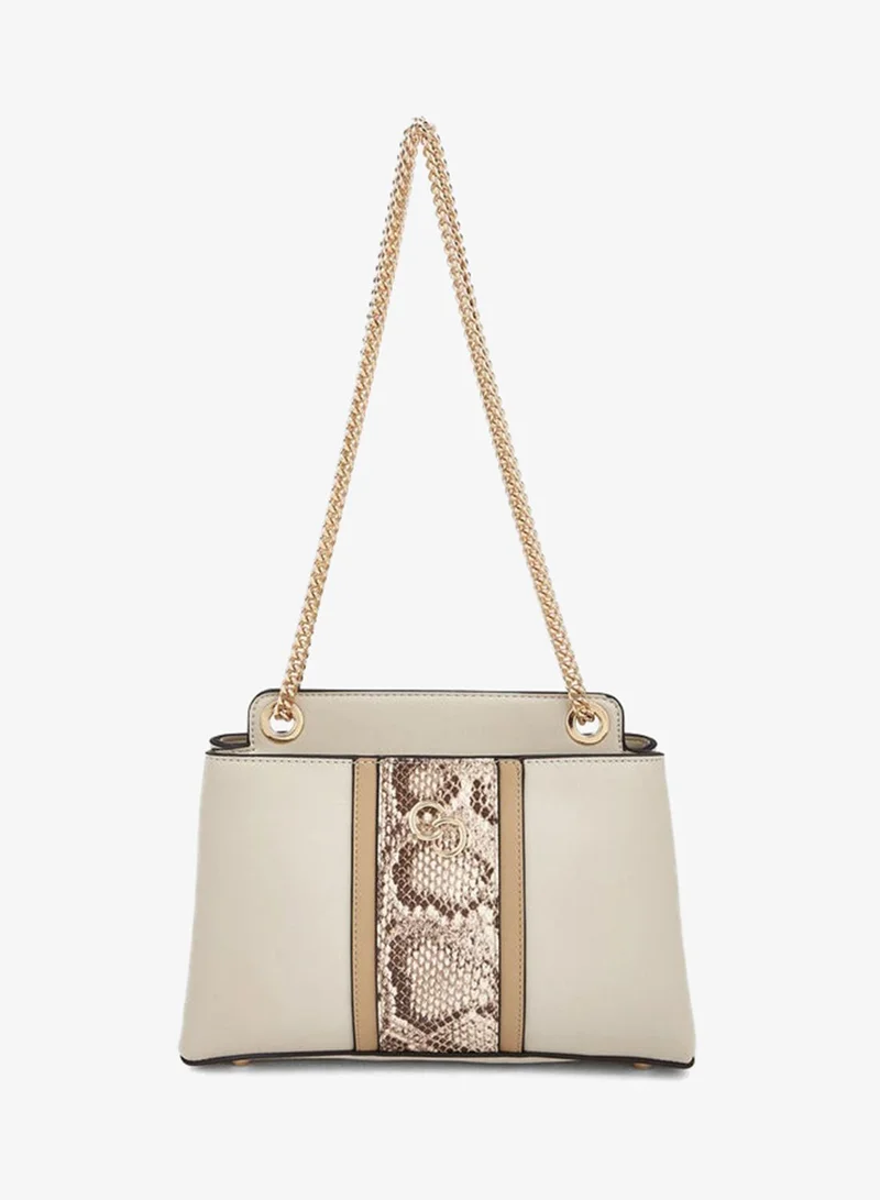 سيليست Printed Crossbody Bag With Chain Strap