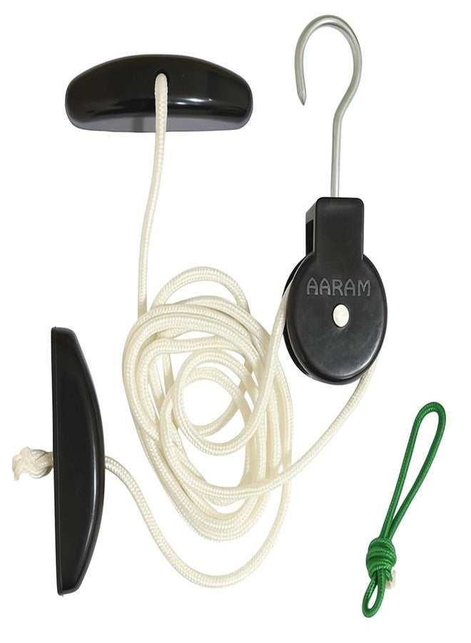 AARAM Overhead Hand Shoulder Pulley Equipment Kit w/Rope for Home Gym Exercise & Physical Therapy, for frozen shoulder and hand physiotherapy exercise and general hand movement exercise. - Image 2