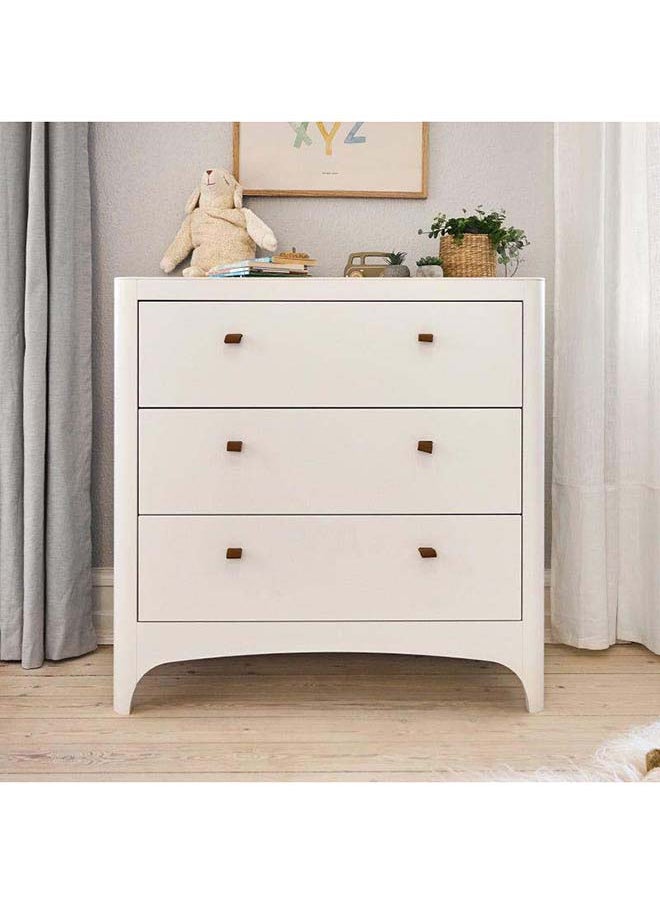 Al Home Kids Dresser: 100x45x85 Wood, White by Alhome 