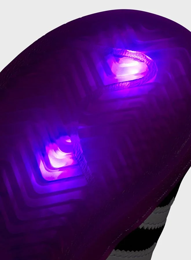 adidas حذاء للأطفال Superstar LED Lights Comfort Closure