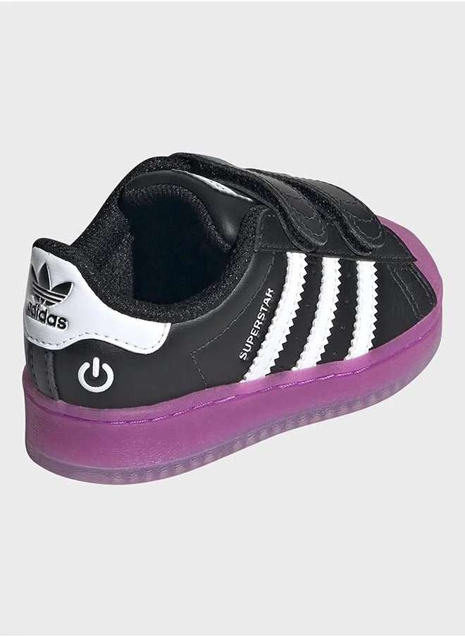 Adidas Superstar LED Lights Comfort Closure Shoes Kids