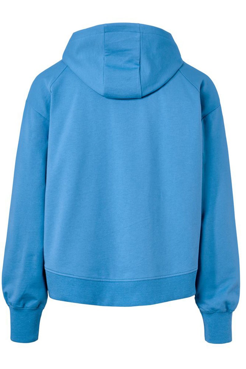 Tchibo هودي تدريب بأكمام طويلة للنساء بتصميم عادي، أزرق - Image 3