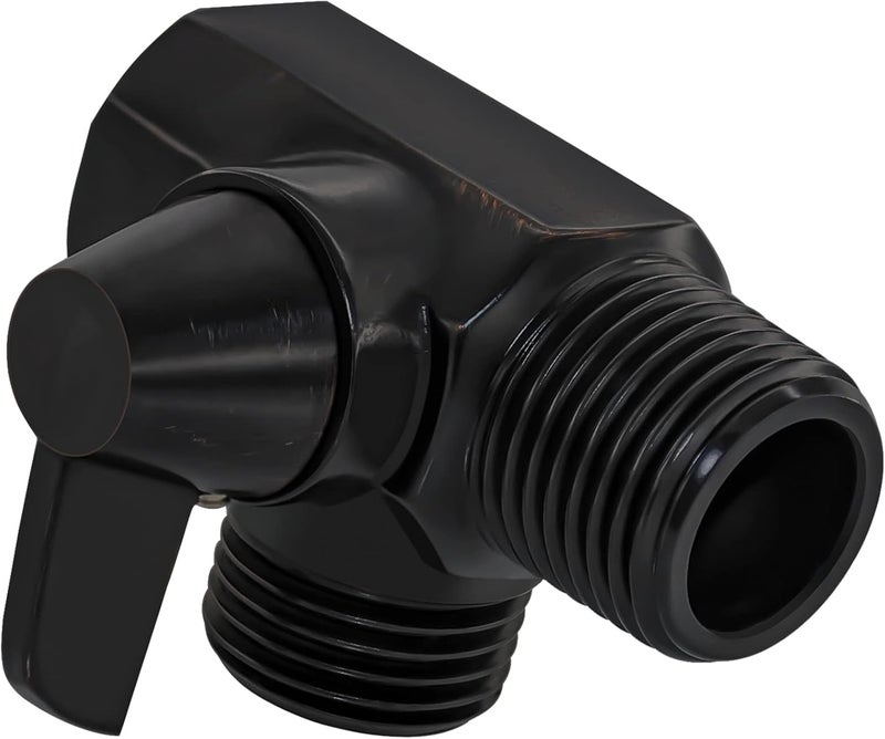 2 Way Shower Arm Diverter Valve for Hand Held Showerhead, Oil Rubbed Bronze
