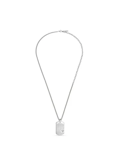 Ducati Squadra Silver Stainless Steel Pendant Necklace for Men 500mm