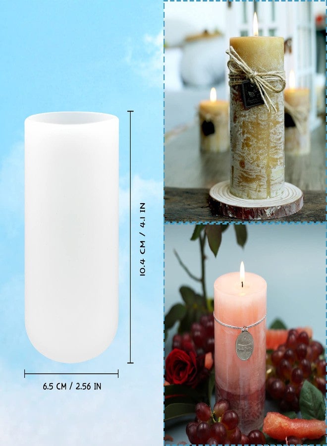ZAKVOOR Cylinder Silicone Candle Molds for Candle Making, Pillar Resin Casting Moulds for Resin Soap Flower Insect Specimen Wax Making Polymer Clay DIY Craft - Image 2