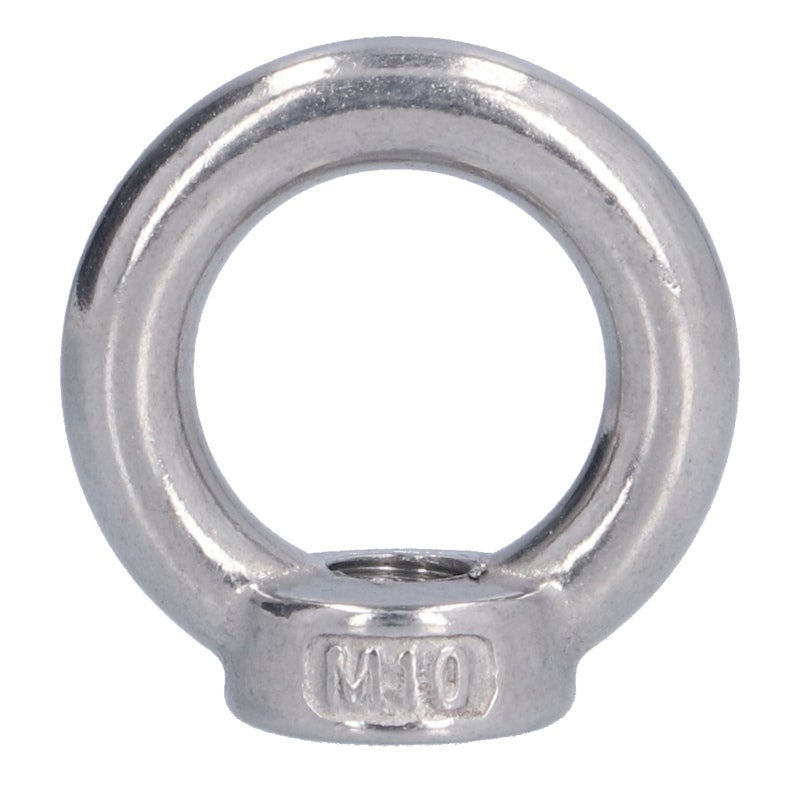 Lifting Eye Nut: 10-Pack Stainless Steel - High Strength Wear Corrosion Resistant Lifting Eye Nut for Engineering Cranes Metallurgical Mining Equipment Railway Ports Forestry Electrical Machinery - Image 4