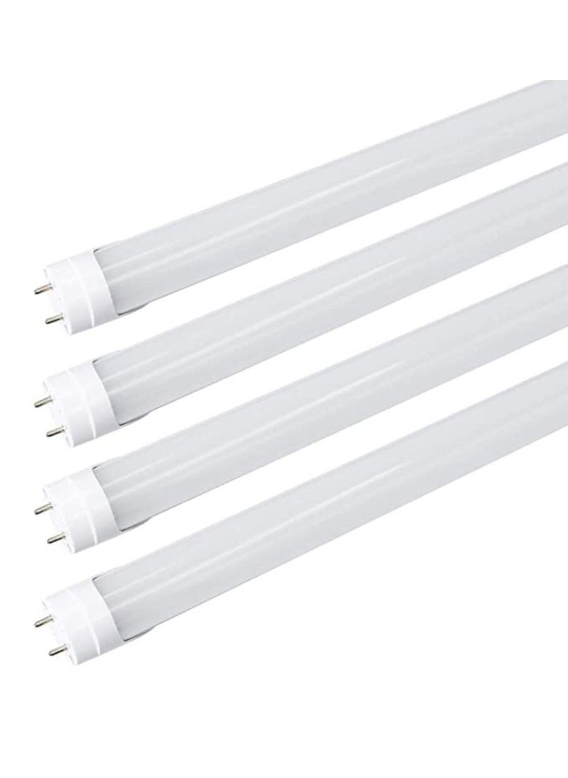 Yuwell Pack Of 4 Led Tube Light T8 Rod 2FT Dual End Powered Ballast Bypass 900Lumens 10W Frosted Cover AC85 265V Lighting Tube Fixtures  - Image 4