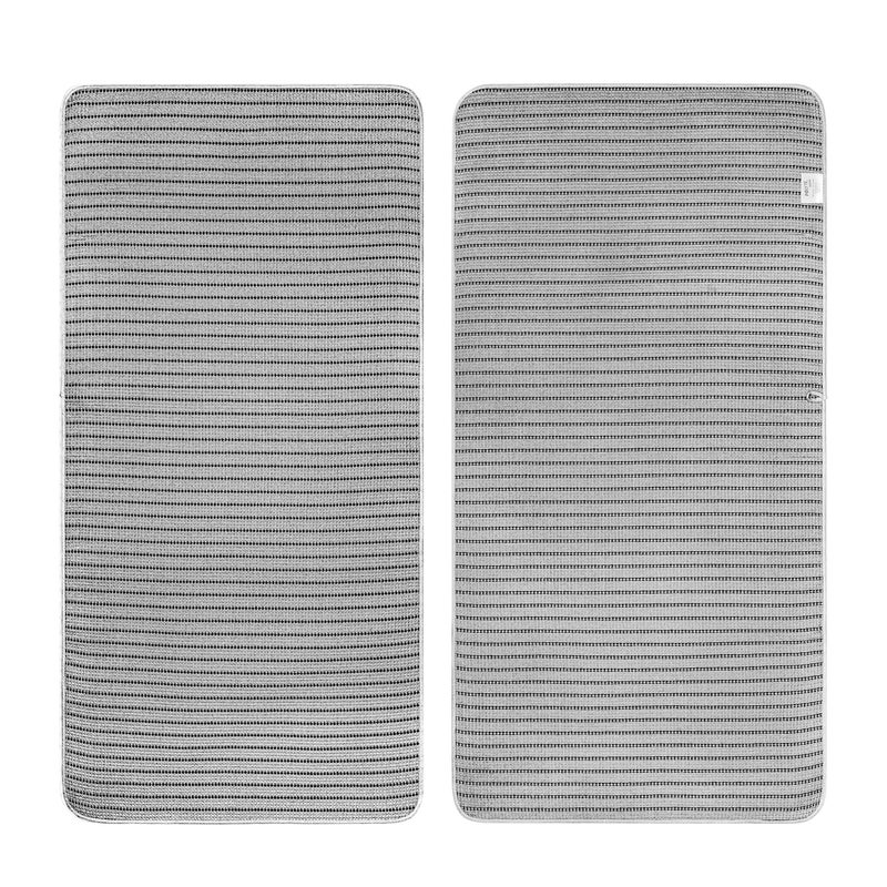 POLYTE 430 GSM Microfiber Oversize Quick Dry Lint Free Bath Towel, 60 x 30 in, 4 Pack (Waffle Weave) - Image 2