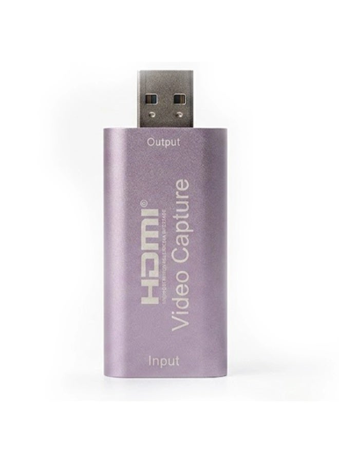 ميذ بطاقة التقاط فيديو HDMI إلى USB بدقة 4K للبث المباشر والتسجيل، جهاز التقاط ألعاب بدقة Full HD 1080P، محول التقاط صوت وفيديو HDMI متوافق مع OBS وTwitch وYouTube وZoom وأجهزة PS5 وPS4 وXbox وNintendo Switch وكاميرات DSLR وأجهزة الكمبيوتر (PC وMac وLaptop). - Image 2