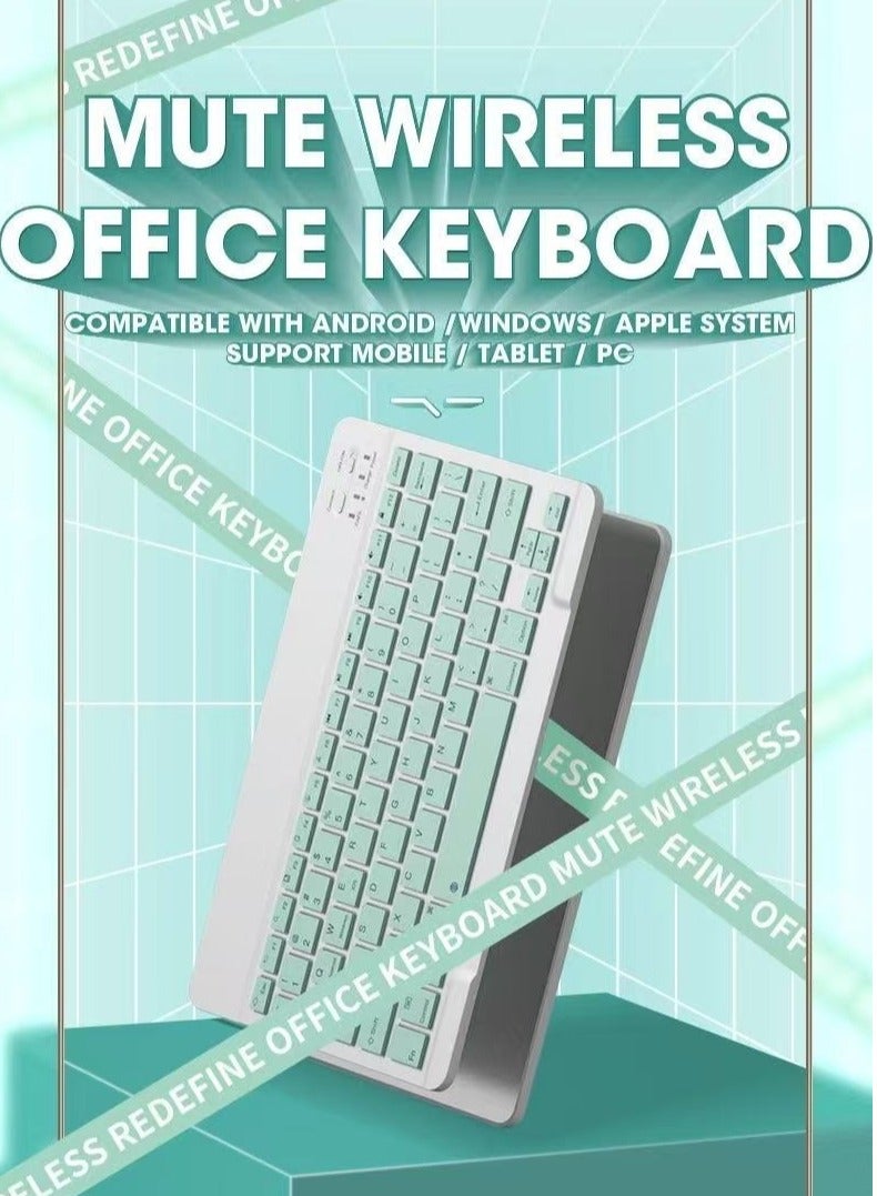 Ultra-Slim Bluetooth Keyboard and Mouse Combo Rechargeable Portable Wireless Keyboard Mouse Set for Apple iPad iPhone iOS 13 and Above Samsung Tablet Phone Smartphone Android Windows  - Image 2