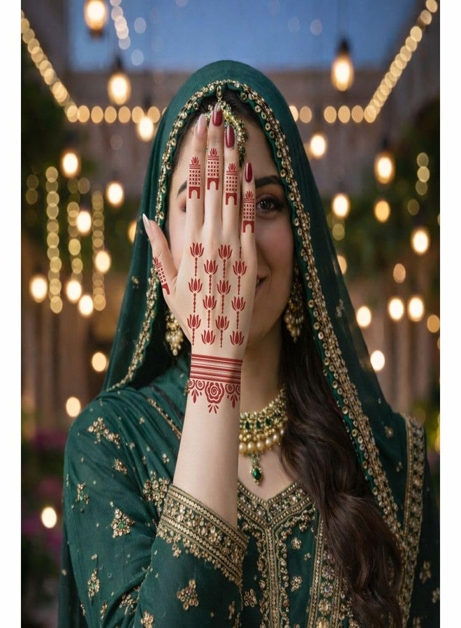 Komstec Floral Lotus Pattern Mehndi Design Special for Girls & Women - Image 4
