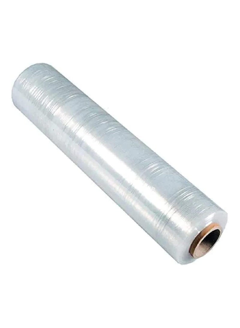 Generic Stretch Film Roll/Wrap 50 cm x 23 Microns x 300g Core for Packaging, Heavy Duty Pallet Wrapping Film - Single Roll (2 kg x 300g, Clear)  - Image 1