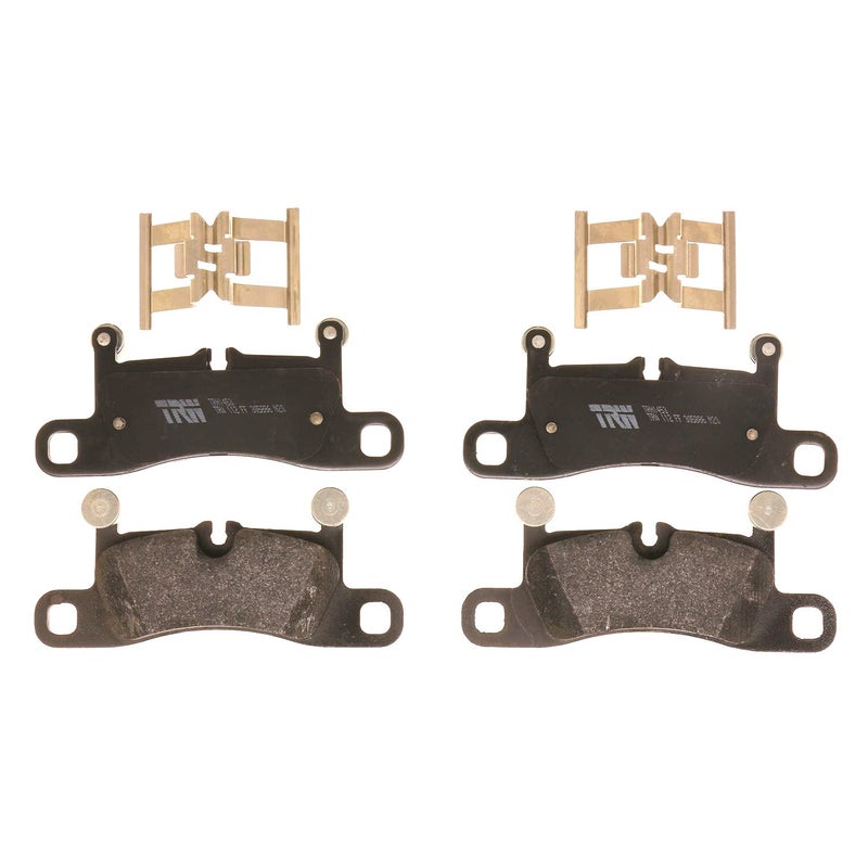 TRW Pro TRH1453 Disc Brake Pad Set For Porsche Cayenne 20112018 Rear And Other Applications