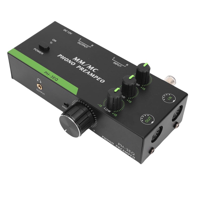 Universal MM MC Phono Preamp for Turntable with Adjustable EQ Balanced XLR US Plug - Image 2