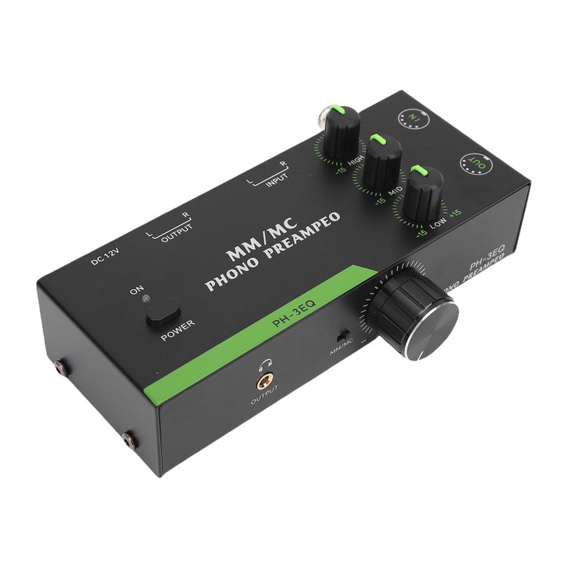 Universal MM MC Phono Preamp for Turntable with Adjustable EQ Balanced XLR US Plug - Image 5