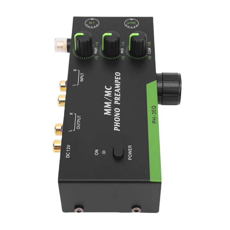 Universal MM MC Phono Preamp for Turntable with Adjustable EQ Balanced XLR US Plug - Image 4