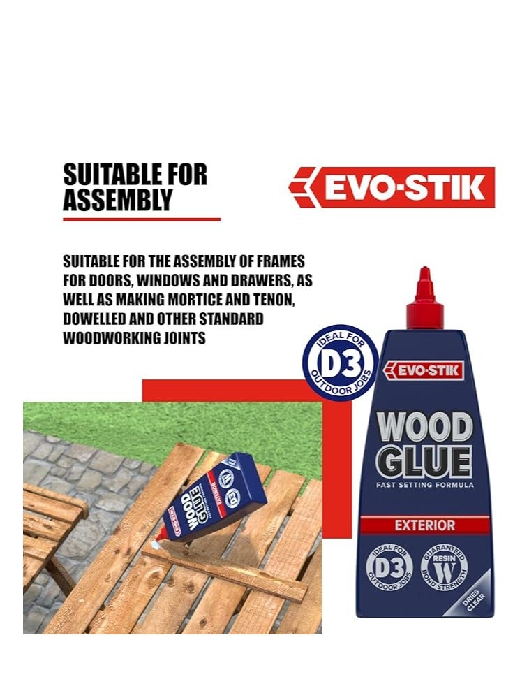 EVO-STIK Wood Glue For Exterior Applications 500ml Content - Image 3