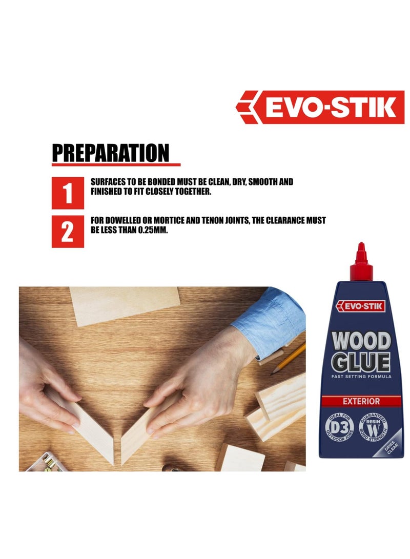 EVO-STIK Wood Glue For Exterior Applications 500ml Content - Image 4