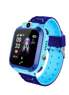 modio MK06 Blue Smart Watch with Sim Slot, Camera, and Real-Time Tracker for Kids  - Image 1