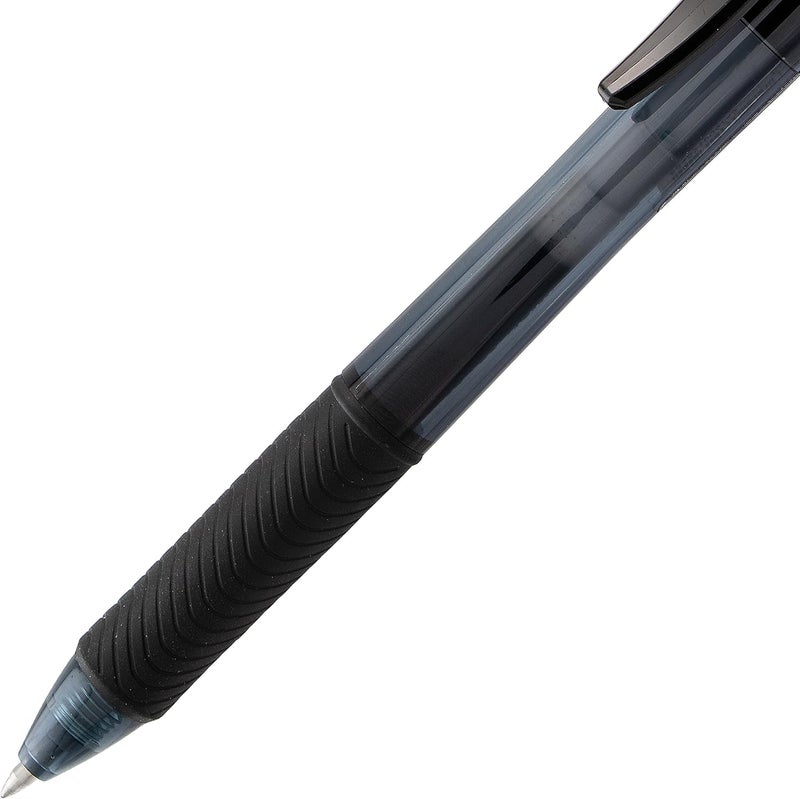 Pentel EnerGel-X Retractable Liquid Gel Pen, (0.7 mm), Medium Line, Black Ink, Box of 12 (BL107-A) - Image 5