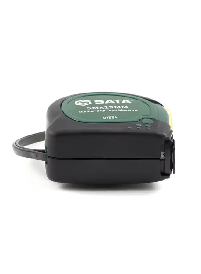SATA ST91335ME Rubber Grip Tape Measure Metric/SAE Scale 5m x 19mm - Image 2