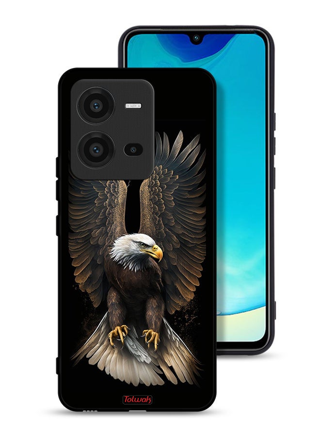 Tolwak Vivo V25 5G Protective Case Cover Eagle Spread Wings - Image 1