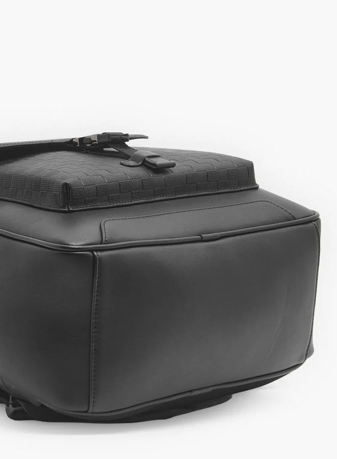 Duchini BLACK Men Padded Shoulder Strap Backpack for Men | Best Price UAE